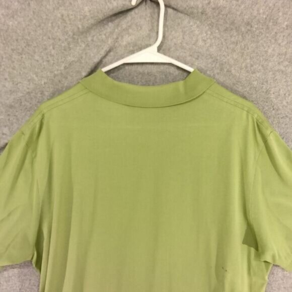 Lacoste Polo Shirt Mens Size 6 Lime Green Short Sleeve Solid Golf Solid Casual - Picture 11 of 13